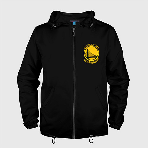 Мужская ветровка GOLDEN STATE WARRIORS BLACK STYLE / 3D-Черный – фото 1