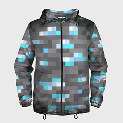 Мужская ветровка АЛМАЗНАЯ РУДА DIAMOND ORE MINCRAFT