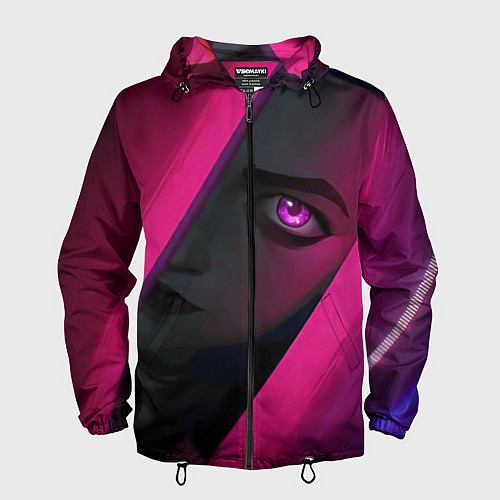 Мужская ветровка Jinx Arcane League of Legends / 3D-Черный – фото 1