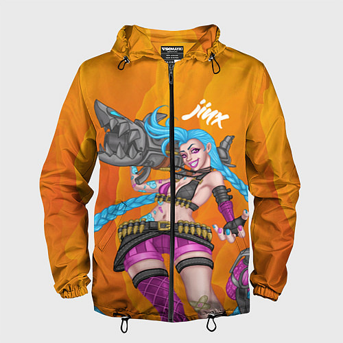 Мужская ветровка Реактивная Jinx / 3D-Черный – фото 1