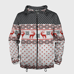 Мужская ветровка НОВОГОДНИЙ УЗОР