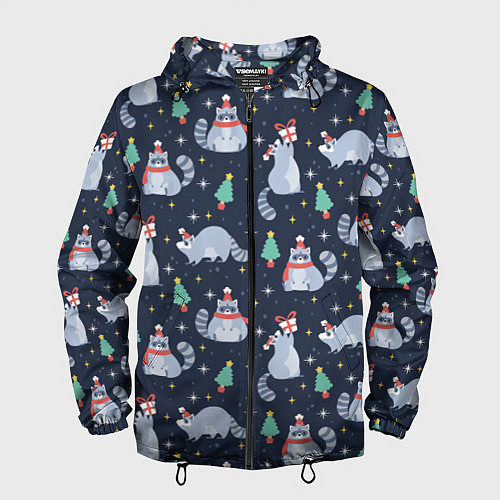 Мужская ветровка Eноты / 3D-Черный – фото 1