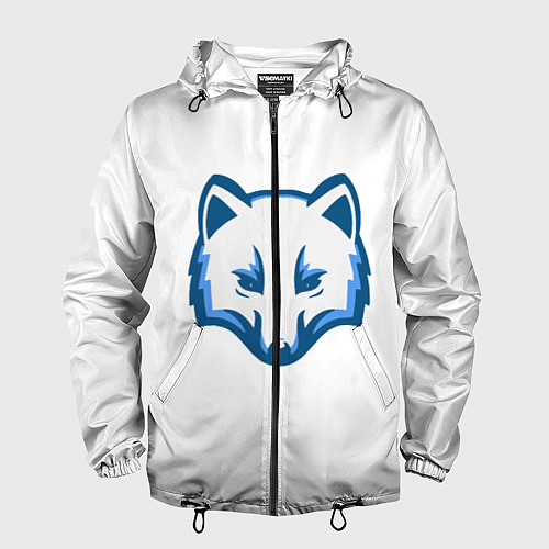 Мужская ветровка Полярный лис / 3D-Черный – фото 1