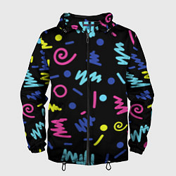 Мужская ветровка Neon color pattern Fashion 2032