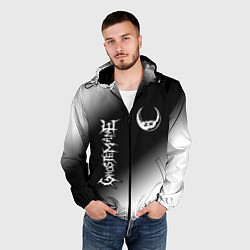 Ветровка с капюшоном мужская ГОСТМЕЙН - Градиент, цвет: 3D-черный — фото 2