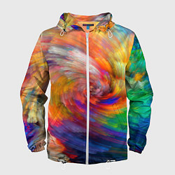 Мужская ветровка MULTICOLORED SWIRLS