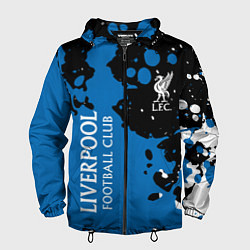 Ветровка с капюшоном мужская Liverpool Краска, цвет: 3D-черный