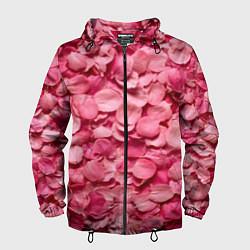 Мужская ветровка Лепестки прекрасных роз