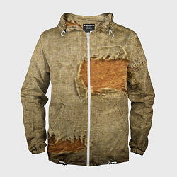 Мужская ветровка Старая рваная мешковина - авангард