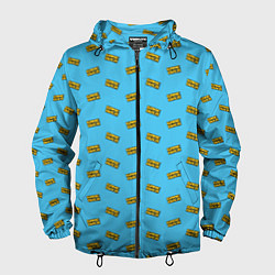 Ветровка с капюшоном мужская GameOver, цвет: 3D-черный