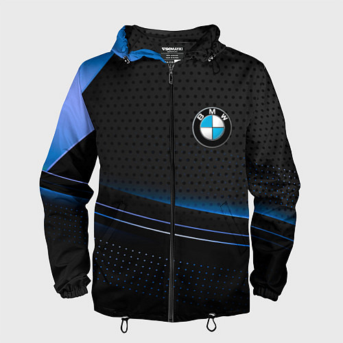 Мужская ветровка Bmw abstraction / 3D-Черный – фото 1