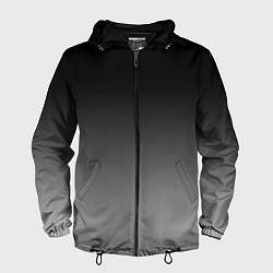 Мужская ветровка Серый градиент