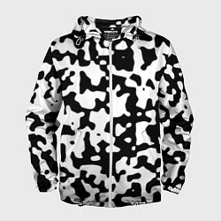 Ветровка с капюшоном мужская Камуфляж Cowskin средний, цвет: 3D-белый