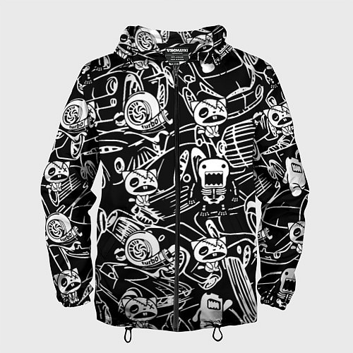 Мужская ветровка JDM Pattern / 3D-Черный – фото 1