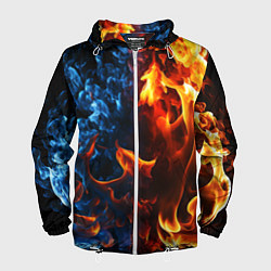 Мужская ветровка Битва огней - два пламени
