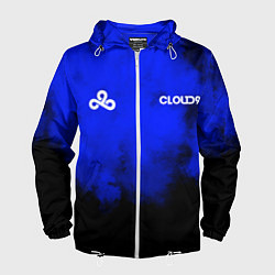 Ветровка с капюшоном мужская Форма Cloud9, цвет: 3D-белый