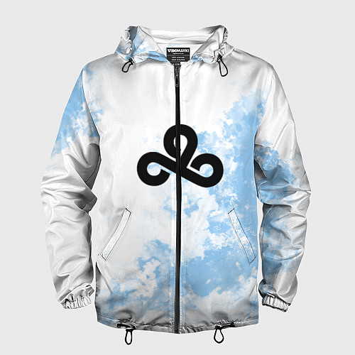 Мужская ветровка Cloud9 Облачный / 3D-Черный – фото 1