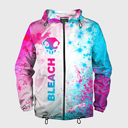 Мужская ветровка Bleach neon gradient style: по-вертикали