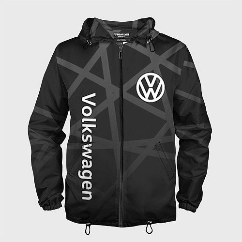 Мужская ветровка Volkswagen - classic black / 3D-Черный – фото 1