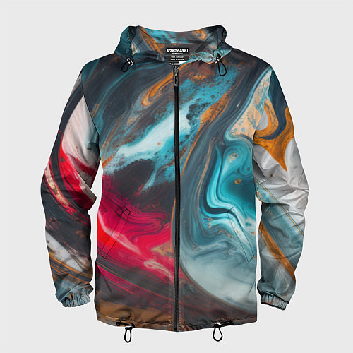 Мужская ветровка Палитра масло / 3D-Черный – фото 1