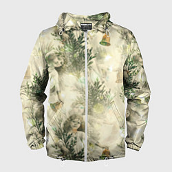 Мужская ветровка Рождественский декор - рисунки ангелов