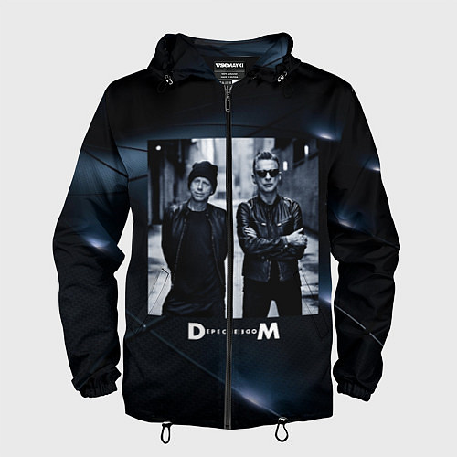 Мужская ветровка Depeche Mode - Мартин и Дэйв / 3D-Черный – фото 1