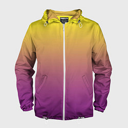 Мужская ветровка Желто-фиолетовый градиент