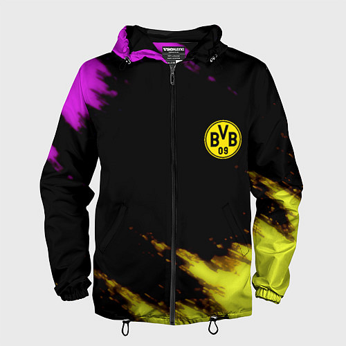 Мужская ветровка Borussia Dortmund sport / 3D-Черный – фото 1