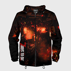 Ветровка с капюшоном мужская Last Hope P4, цвет: 3D-черный