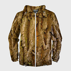 Мужская ветровка Кора дерева текстура