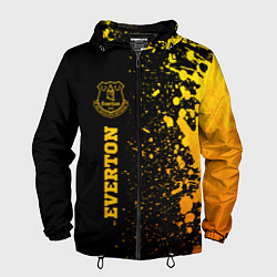 Мужская ветровка Everton - gold gradient по-вертикали