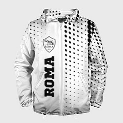 Ветровка с капюшоном мужская Roma sport на светлом фоне по-вертикали, цвет: 3D-белый