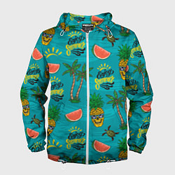 Мужская ветровка Enjoy summer pattern - pineapple