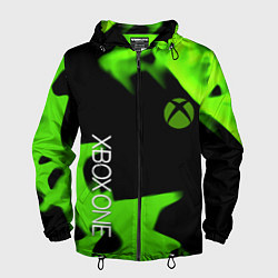 Мужская ветровка Xbox one green flame