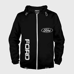 Мужская ветровка Ford logo white steel