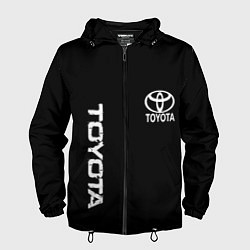 Мужская ветровка Toyota logo white steel