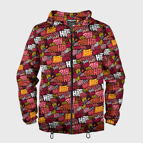 Мужская ветровка Разыгрывай неприязнь / 3D-Черный – фото 1