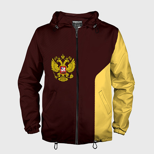 Мужская ветровка Россия ретро стиль / 3D-Черный – фото 1