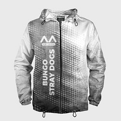 Ветровка с капюшоном мужская Bungo Stray Dogs - grey gradient по-вертикали, цвет: 3D-черный