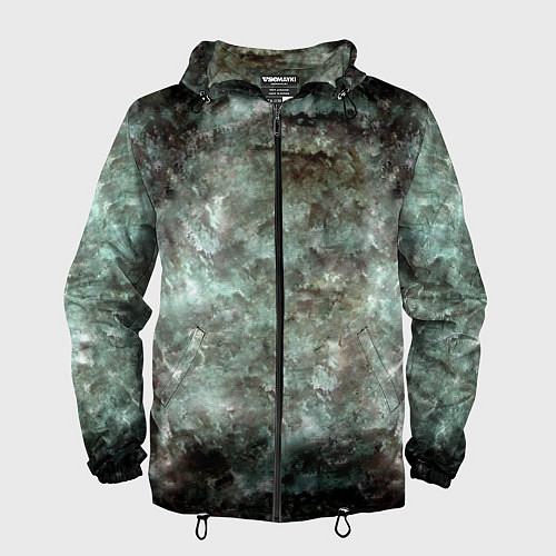 Мужская ветровка Лесной принт / 3D-Черный – фото 1