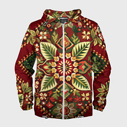 Мужская ветровка Стиль советского ковра узоры и орнамент