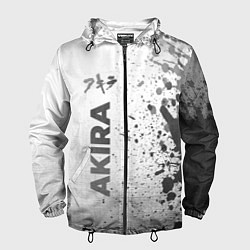 Ветровка с капюшоном мужская Akira - white gradient по-вертикали, цвет: 3D-черный