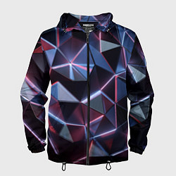 Мужская ветровка Неоновые геометрические плиты