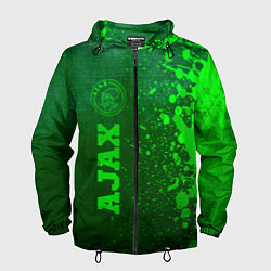 Мужская ветровка Ajax - green gradient по-вертикали