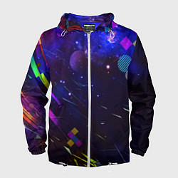 Мужская ветровка Космическая геометрия