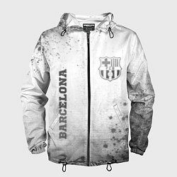 Мужская ветровка Barcelona - white gradient вертикально