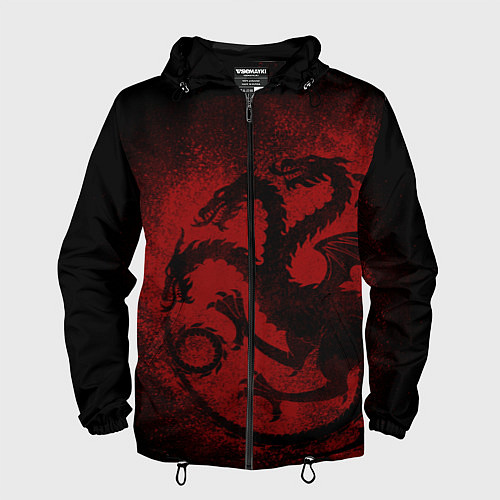 Мужская ветровка Targaryen house Game of Thrones / 3D-Черный – фото 1
