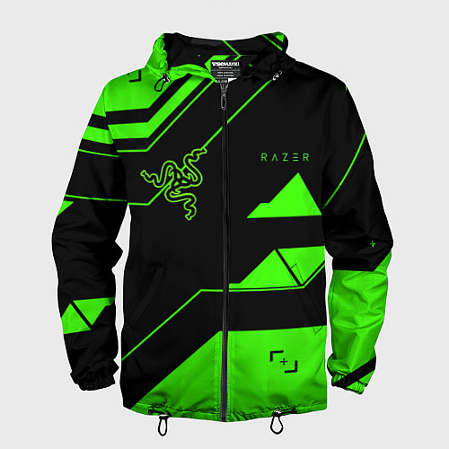 Мужская ветровка Razer geometry game / 3D-Черный – фото 1