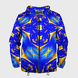 Мужская ветровка Оптические стёкла абстракция