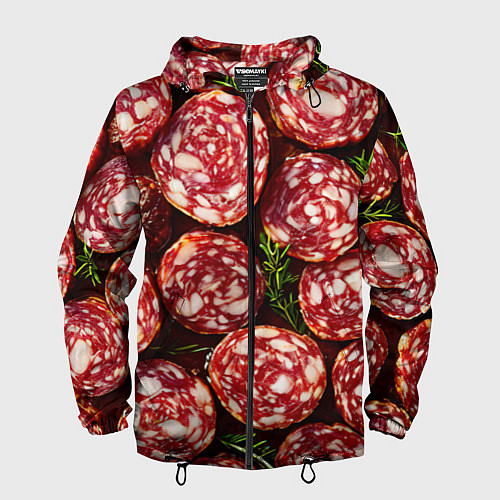 Мужская ветровка Салями / 3D-Черный – фото 1